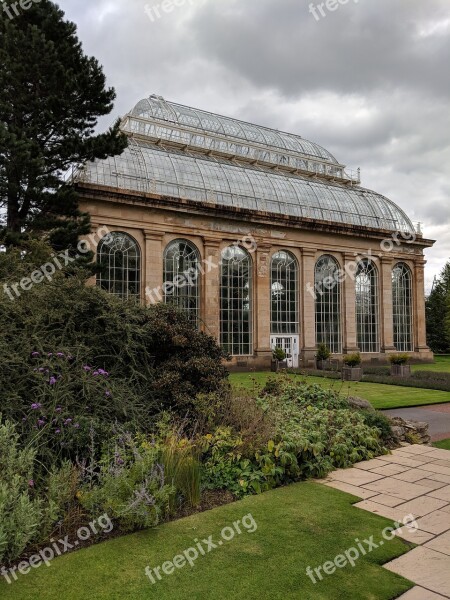 Garden Orangery Flowers Park Summer