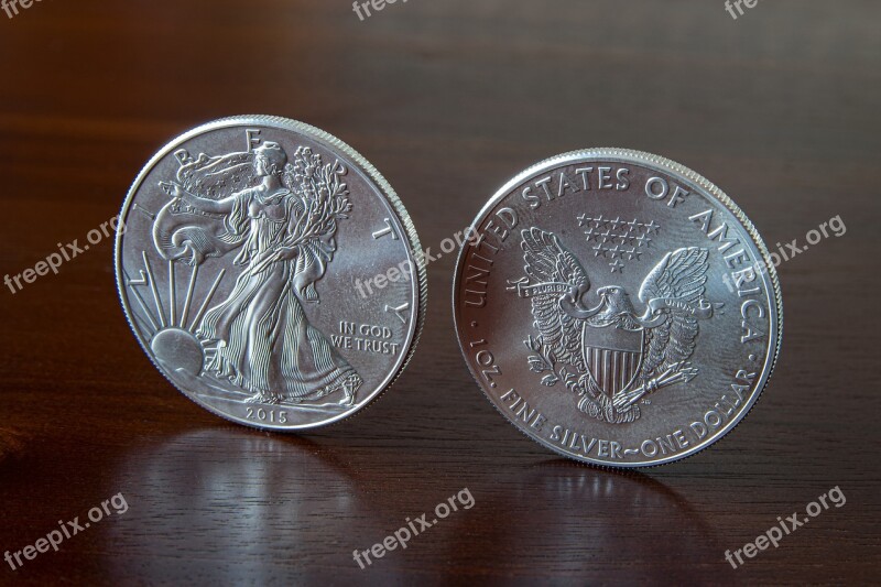 Silver Coin Currency Finance Wealth