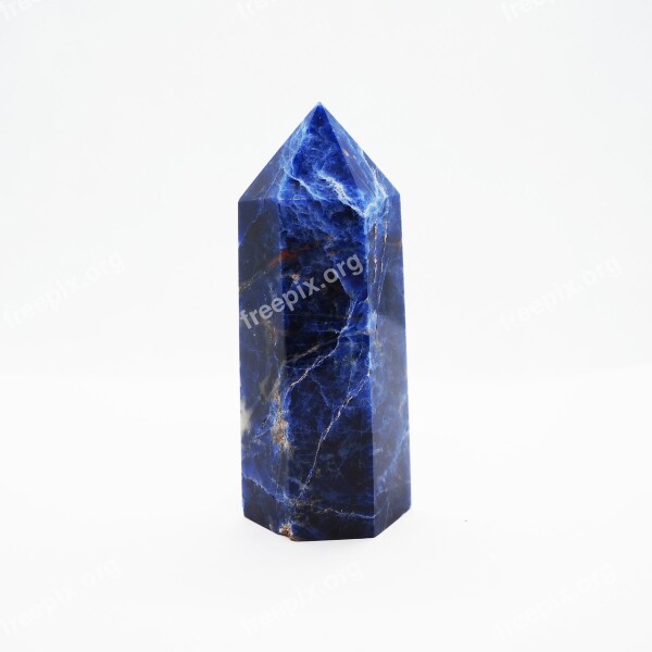 Sodalite Crystal Blue Stone Smooth