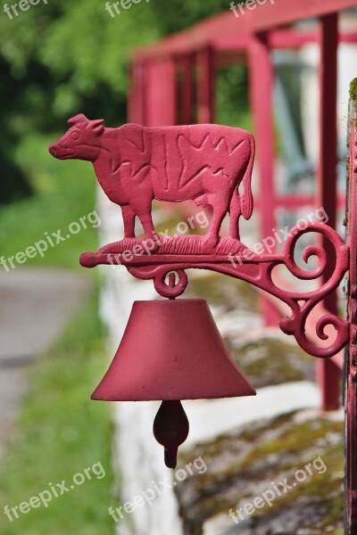 Decoration Outdoor Bell Cow Wall