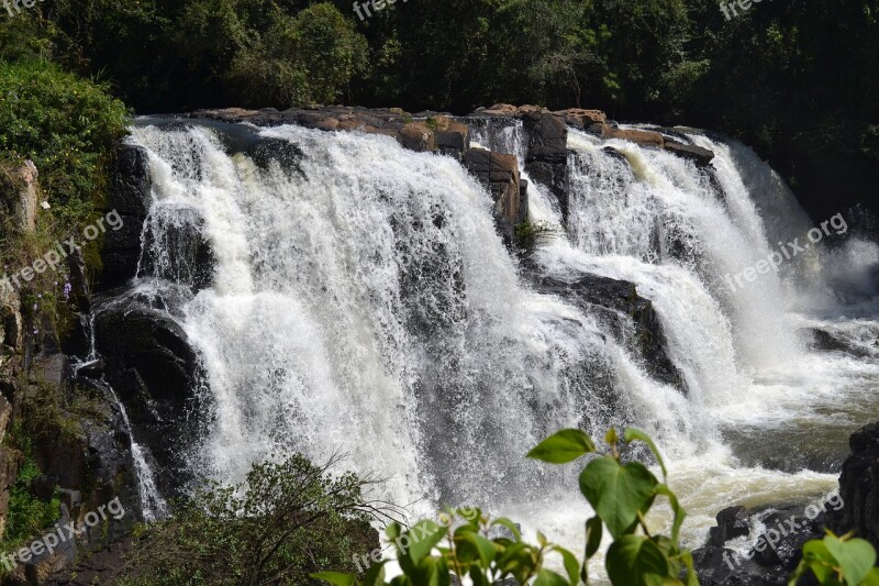 Waterfall Nature Water Cascade Waters