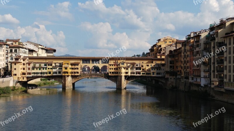 Ponte Vecchio Florence Italy Europe Ancient