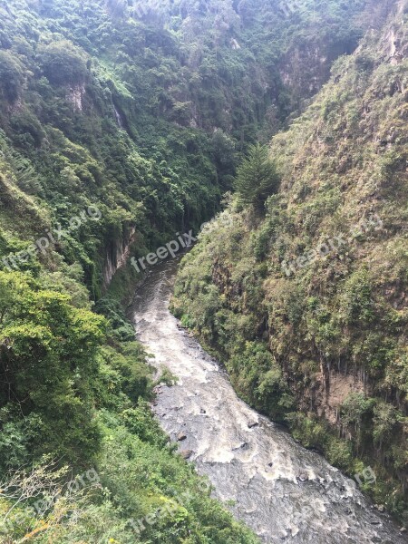 Cañoñ River Landscape Nature Mountains