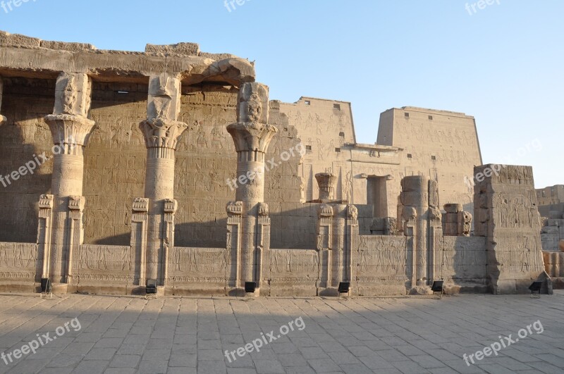 Edfu Temple Egypt Pharaoh Luxor