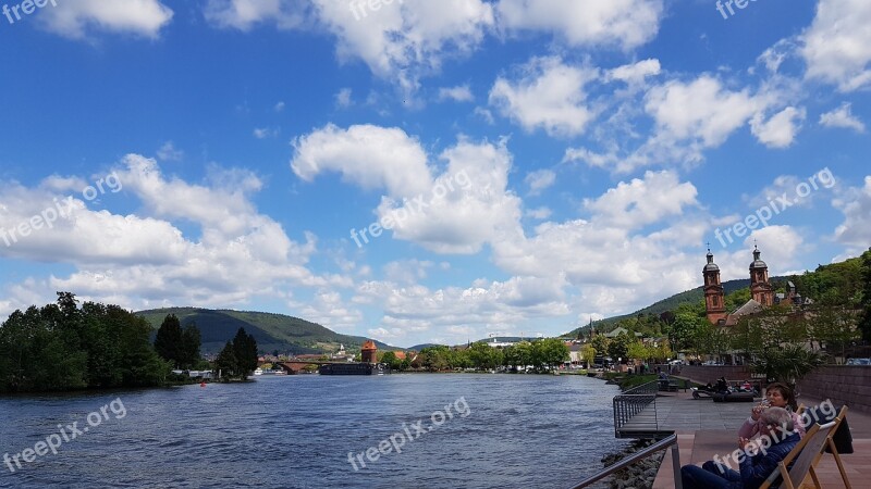 Miltenberg Main Banks Lower Franconia Main Bridge Promenade