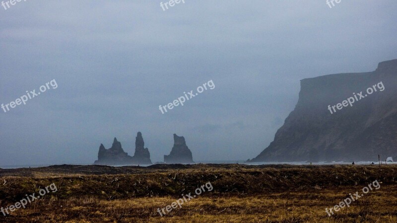 Iceland Sea Beach Water Free Photos