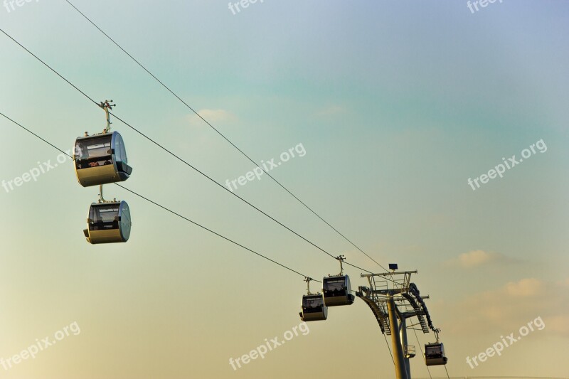 Cable Car Cabin Sky Transport Summer