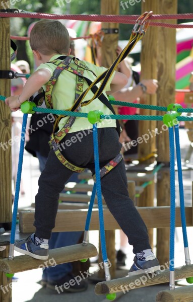 Children's Games Harness Zipline Climbing Adventure