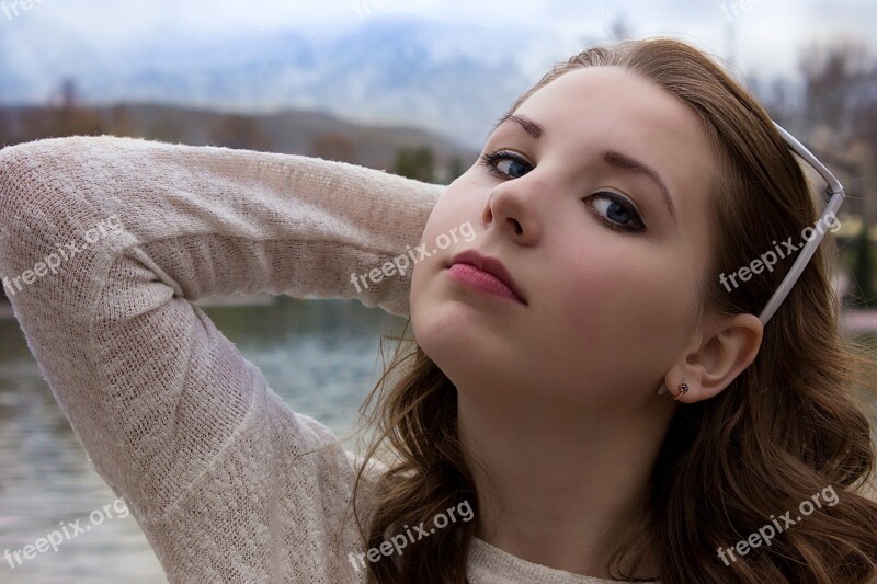 Girl Portrait Person Hair Beauty