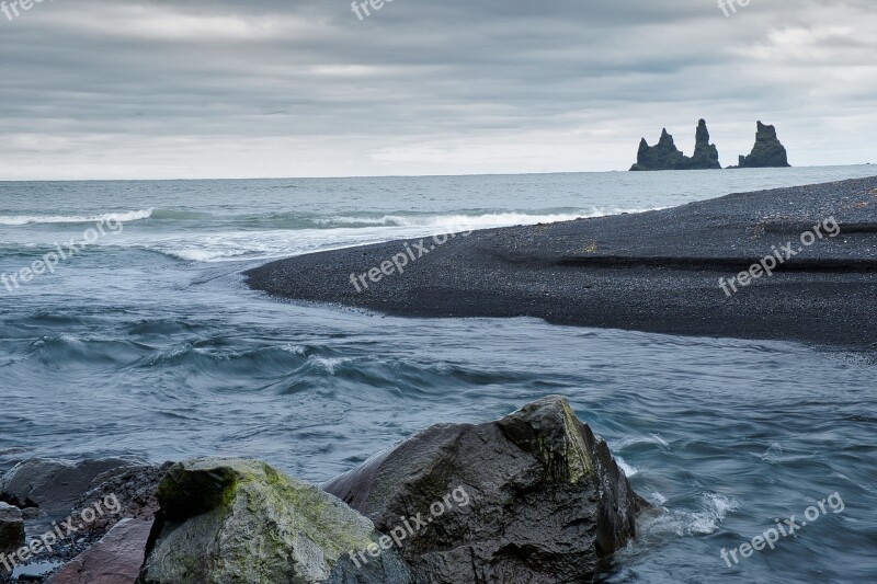 Iceland North Atlantic Rock Branding Water