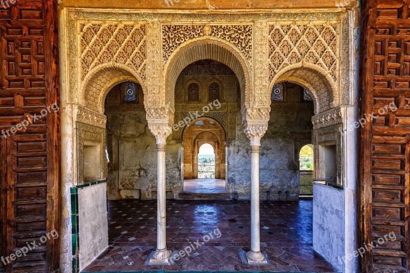 Palace Alhambra Moorish Arabic Orient