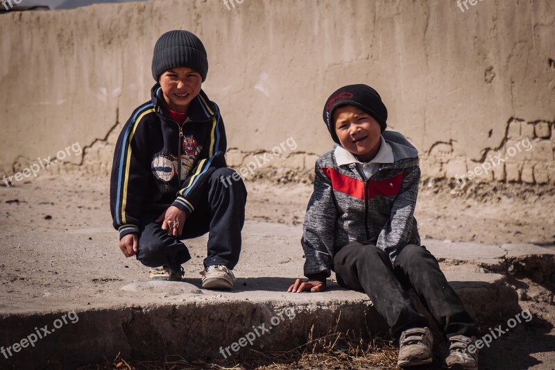 Travel Children Kyrgyzstan People Tourist