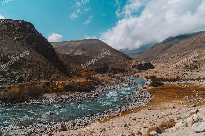 Kyrgyzstan Travel Panorama Rios Beauty