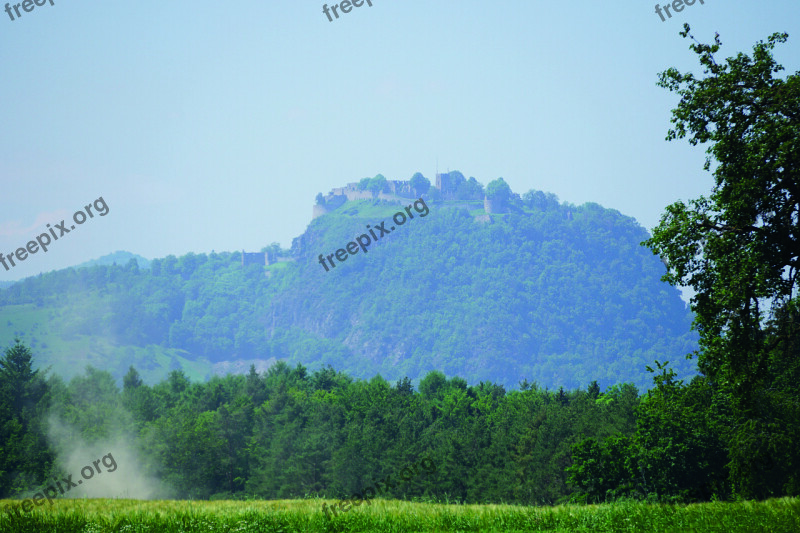 Hohentwiel Mountain Hegau Volcanoes Nature