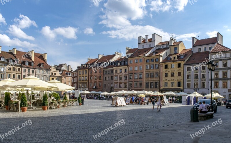 Warsaw Old Town Architecture Tourism History