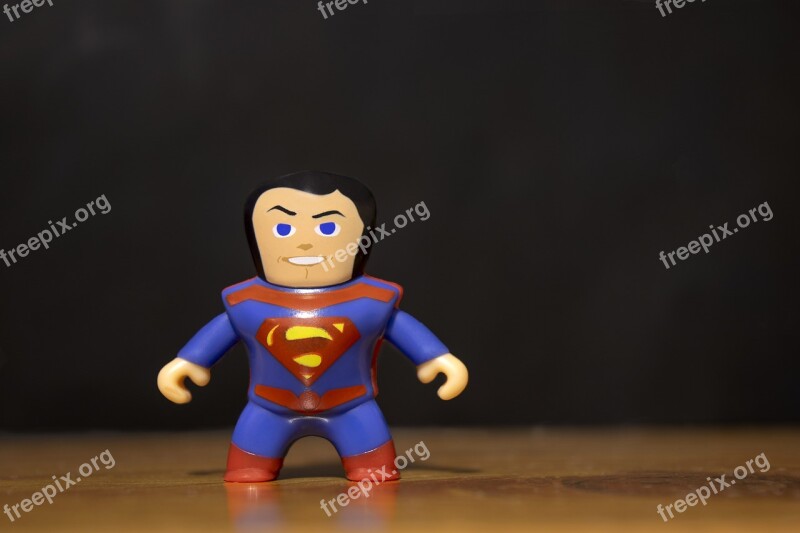 Superman Comic Super Hero Plastic Toy