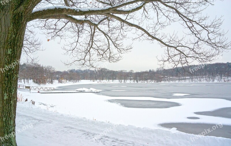 Landscape Snow Wi Winter Nature