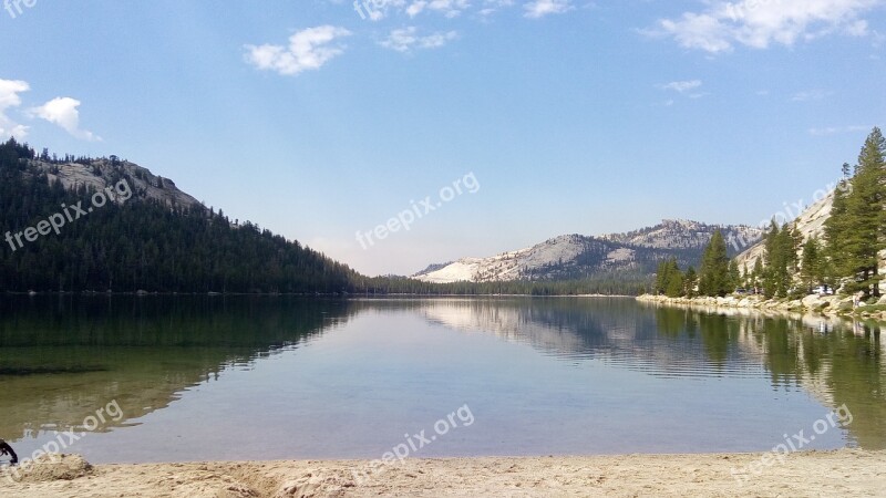 Lake Water Landscape Nature Mountains