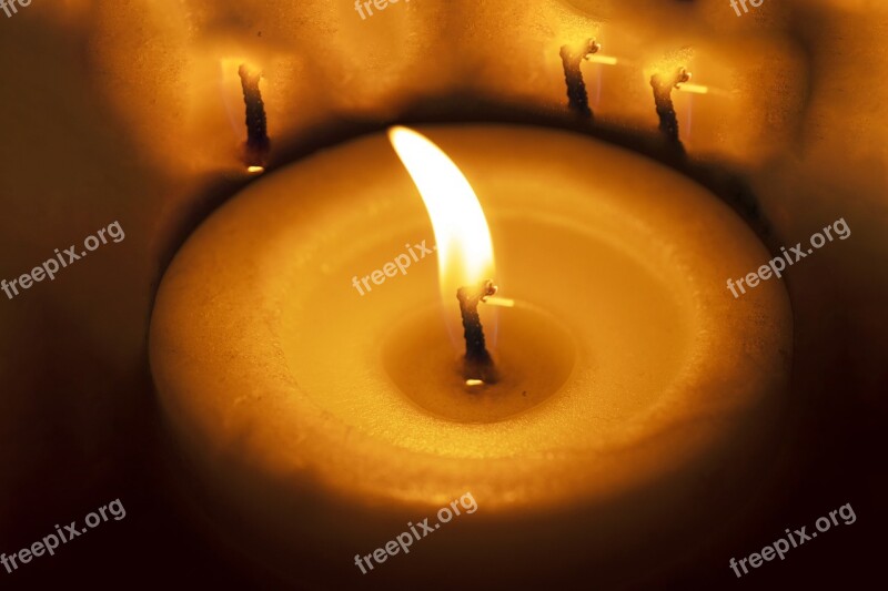 Candle Religion Faith Light Concept