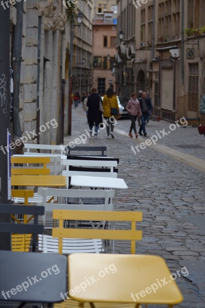 Yellow City Street Free Photos