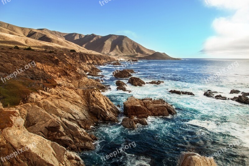 California Big Sur Pacific Coast Highway Pch Highway 1