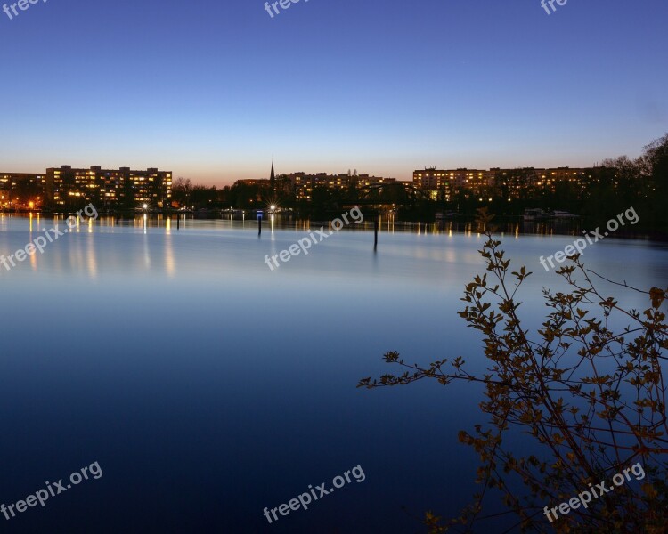 Potsdam Lake Night Lights Free Photos