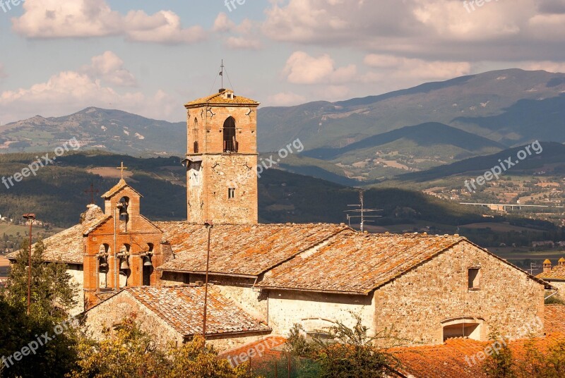 Italy Roofs Roof Tuscany Architecture