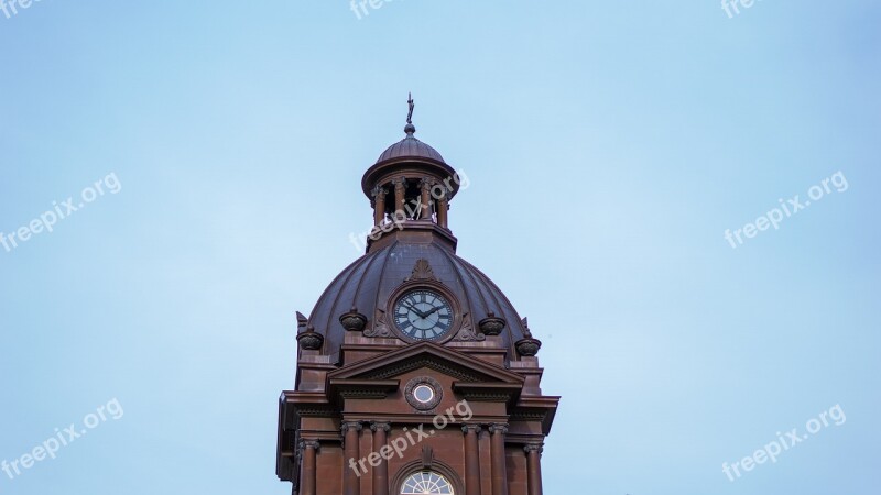 Tower Clock Monument Sky Building