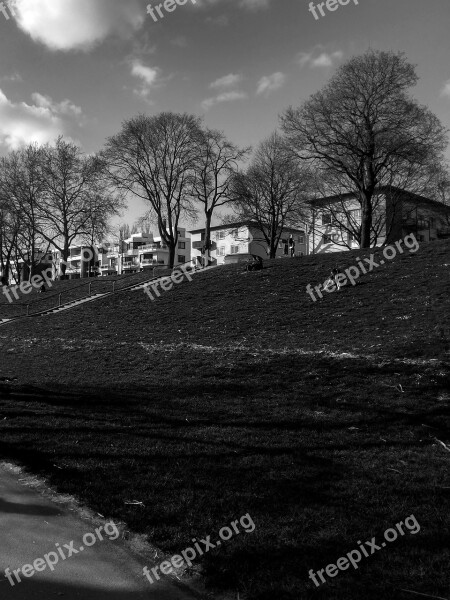 Germany Bremen Easter Dyke Landscape Spring