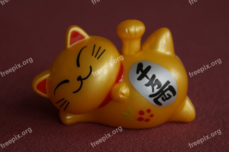 Lucky Cat Lucky Charm Japanese Manekineko Spiritual