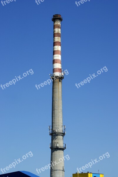 Chimney Sky The Industry Pollution Factory