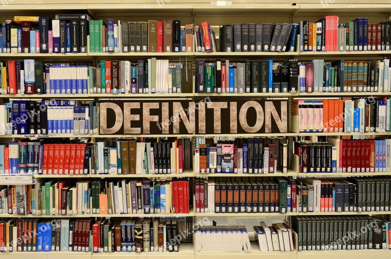 Definition Books Library Bookshelf Shelf