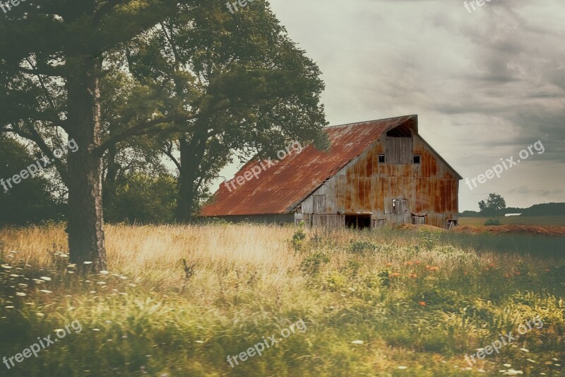 Farm Travel Fine Art Background Landscape