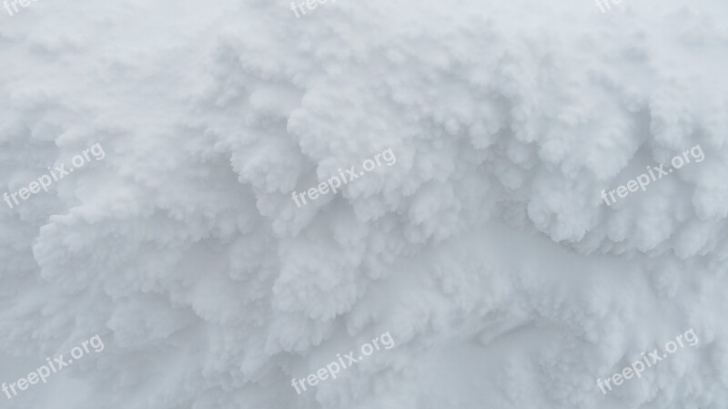 Snow Background Texture Cold White