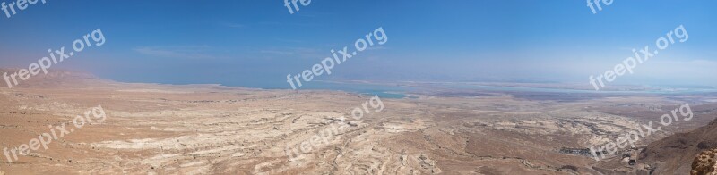 Dead Sea Desert Israel Landscape Sand