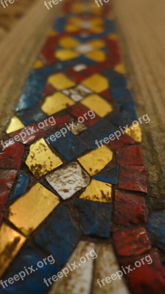 Trim Mosaic Wall Ornament Wall Decoration Colorful