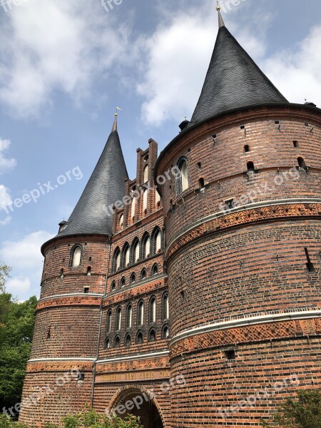 Lübeck Hanseatic City Holsten Gate Holstentorplatz Unesco