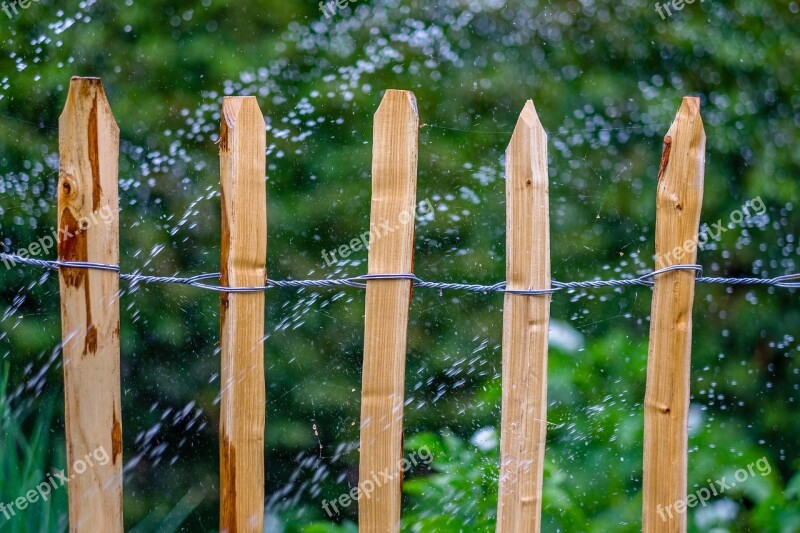 Garden Hose Water Irrigation Summer