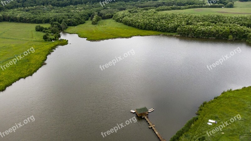 Crek Nature Woods Green Landscape