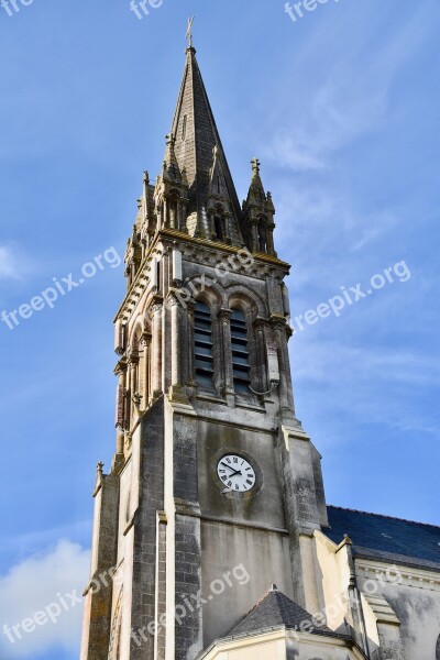 Church Bell Tower Church Architecture Heritage Church Of Petit-mars