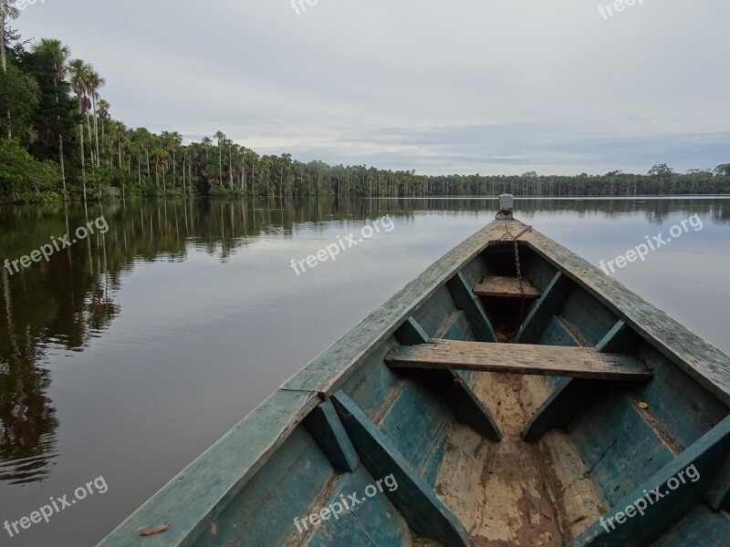 Boat Lake Water Nature Sky