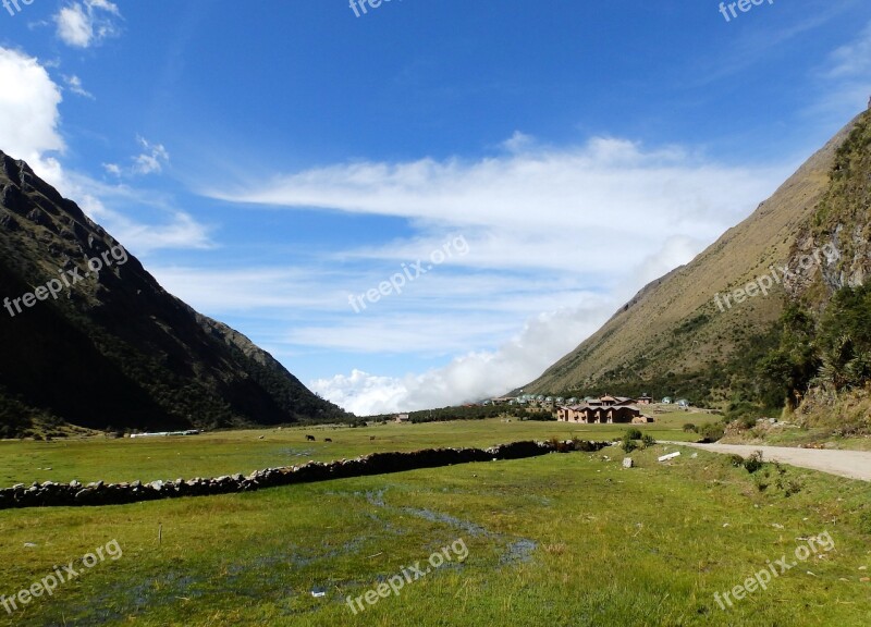 The Valley Of The Mountains Clouds Andy Nature