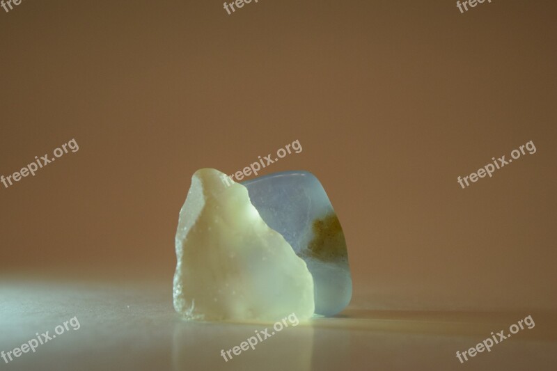 Glowing Rocks Glass Sea Glass Polished Stone Dramatic Lighting