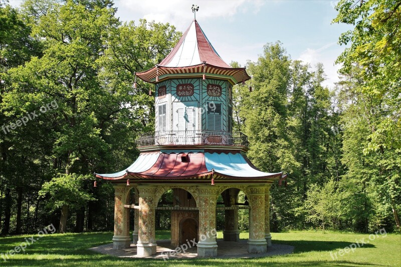 Vlasim The Chinese Summerhouse Castle Park Architecture