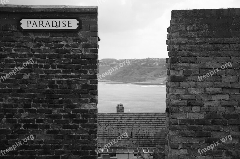 Scarborough Paradise Blackandwhite B W Coast