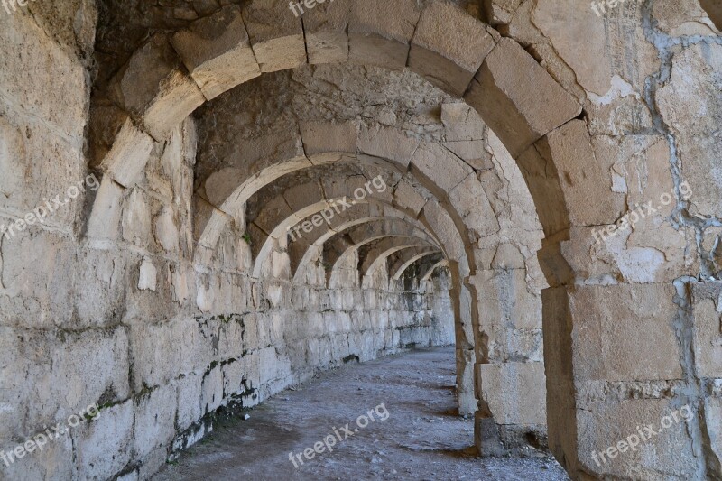 Turkey Aspendos Roman Theatre Zenon Old