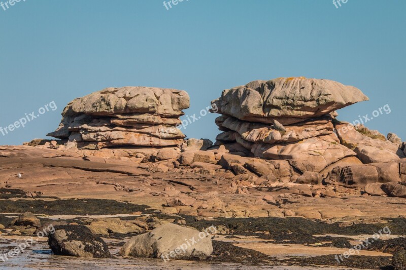 Side Granite Pink Sea Brittany