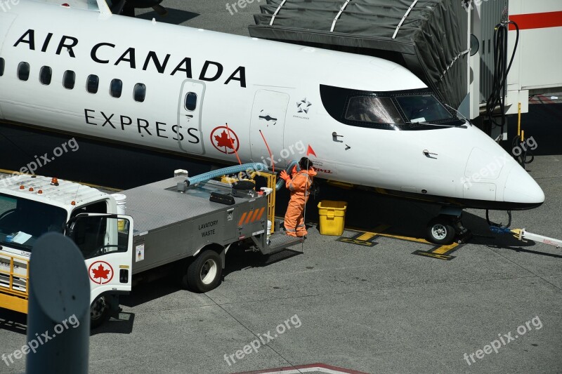 Airplane Lavatory Cleaning Airplane Toilet Cleaning Airplane Waste Removal Free Photos