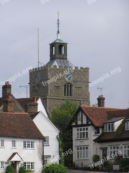 Village English Village Finchingfield Essex Rural