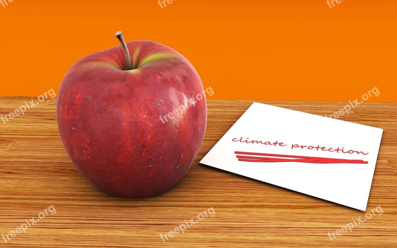 Apple Note Climate Protection Climate Red